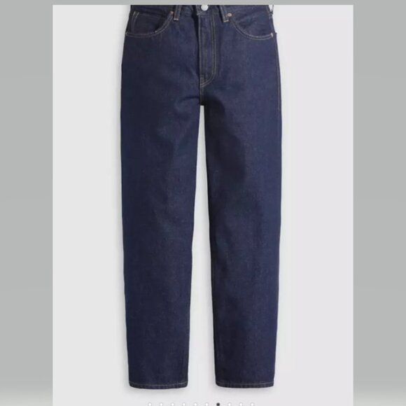 Levis Blue Tab Japanese Selvedge Column Women's Jeans MOJ Rinse Dark Wash NWT - Picture 5 of 7